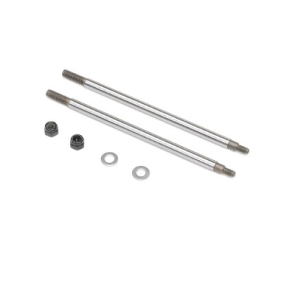 �˾���ũ LOS243019 [TEAM LOSI] Nutted Shock Shaft, F/R (2): LMT Mega