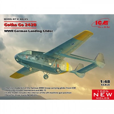 [˾ũ] BICM48225 [ICM] BICM48225 1/48 Gotha Go242B WWII German Landing Glider