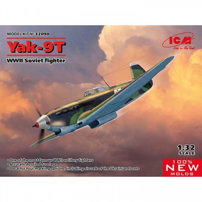 [˾ũ] BICM32090 [ICM] BICM32090 1/32 Yak-9T WWII Soviet fighter