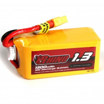 [�˾���ũ] 9952000011-0 [TURNIGY] Rhino 14.8V 1300mAh 50C ��Ƭ������ ���͸� (XT60 ��)