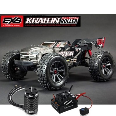 [˾ũ] ARA106053 38010801 [ARRMA] KRATON 1:8 4WD EXtreme EZRUN-4985SL-1650KV  EZRUN MAX6 160A ӱ