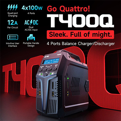 [˾ũ]  [SKYRC] T400Q    Ʈ 100W 12A AC/DC Է - KC 