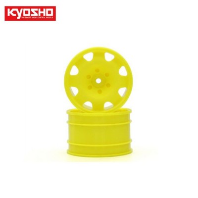 �˾���ũ KYOTH246Y [KYOSHO] 8SP Wheel 50mm (Yellow/2pcs/Optima Mid)