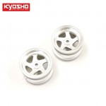 [KYOSHO] 5sp Wheel 43mm (SatinChrome/2pcs/OPTIMA)