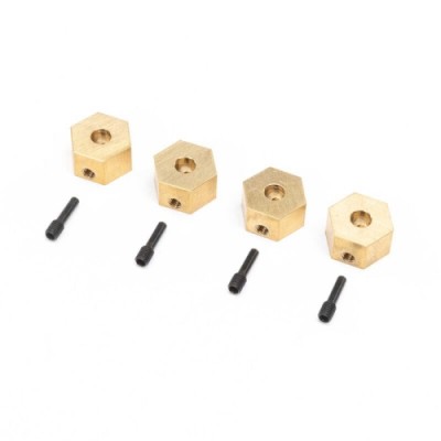 �˾���ũ AXI312005 [Axial] AXI312005 Hex Hubs, Brass (7g): UTB18 (4)