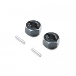 [TEAM LOSI] Hex Set Rear Axle, Aluminum: Mini-T 2.0, Mini-B