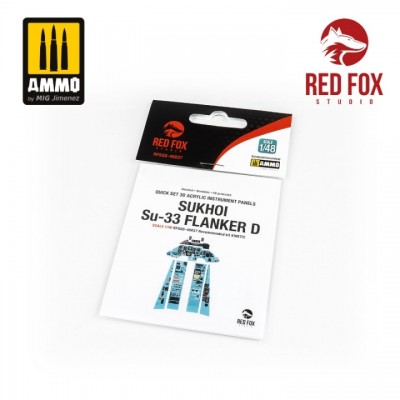 [˾ũ] CGRFSQS-48037 [Red Fox] CGRFSQS-48037 1/48 Su-33 Flanker D (for Kinetic kit)