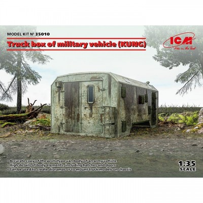 [�˾���ũ] BICM35010 [ICM] BICM35010 1/35 Truck Box of Military Vehicle