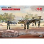 [ICM] BICMDS4803 1/48 Vietnam USAF Airfield - Ground crew, Pilot, O-2A, OV-10A