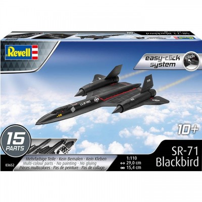 [�˾���ũ] BV3652 [Revell Gmbh] BV3652 1/110 SR-71 Blackbird easy-click-system