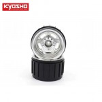 [KYOSHO] Wheel (Satin Chrome/2pcs/MAD WAGON VE)