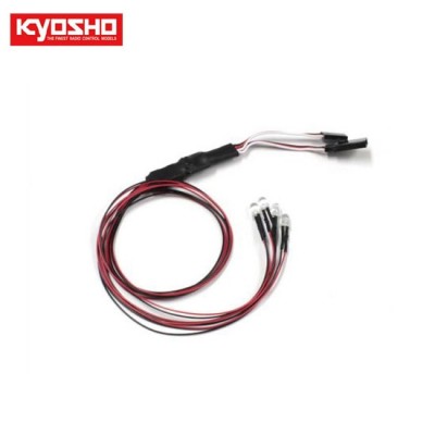 [˾ũ] KY97054-4R-B [KYOSHO] LED Light Unit (5/4 Bulbs/L=400/Red)
