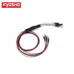 [KYOSHO] LED Light Unit (��5/4 Bulbs/L=400/Red)