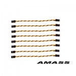 [AMASS] Male to Male BEC Connector(3P/10cm/8pcs) - Y/R/B