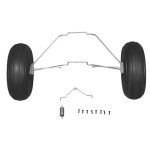 [FMS] 1700mm PA-18 Front landing gear set -  Ǹ