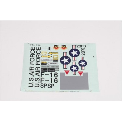 [�˾���ũ] ROCKN115 [FMS] 64mm F-16 V2 Decal Sheet - ���� �Ǹ�