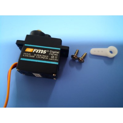 [�˾���ũ] FMSSER014 [FMS] 9G Digital Metal Gear Servo- 54 Degree - 600mm Cable Length (For Rear Wheel of 1400mm P-51D) - ���� �Ǹ�