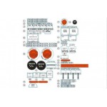 [FMS] 1400mm P-51D Red Tail Detailed decal sheet -  Ǹ