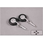 [FMS] 1400mm P-51D Red Tail Main landing gear set -  Ǹ