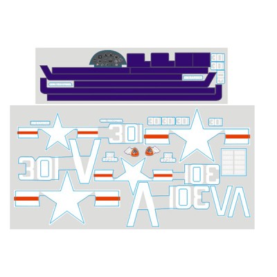 [�˾���ũ] FMSSV130BLU [FMS] 1400mm F4U Decal sheet - ���� �Ǹ�
