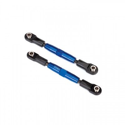 [˾ũ] AX3644X [Traxxas] AX3644X Camber links, rear (TUBES blue-anodized, 7075-T6 aluminum, stronger than titanium) (73mm) (2)/ rod ends (4)/ aluminum wrench (1) (2579 3x15 BCS (4) required for installation)