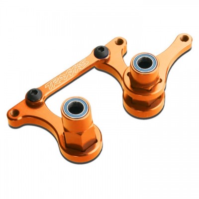[�˾���ũ] AX3743T [Traxxas] AX3743T Steering bellcranks,drag link orange-anodized 6061-T6 aluminum/5x8mm ball bearings-4