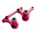 [Traxxas] AX3743P Steering bellcranks,drag link pink-anodized 6061-T6 aluminum/5x8mm ball bearings-4