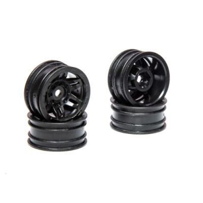 [�˾���ũ] AXI40002 [Axial] 1.0 Rockster Wheels Black (4pcs): SCX24