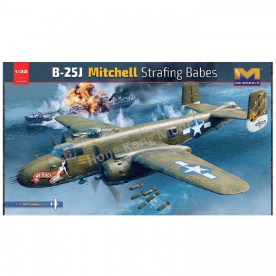[�˾���ũ] BKE036 [HK Model] BKE036 1/32 B-25J Mitchell Strafing Babes