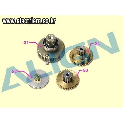 �˾���ũ HSP75001T [ALIGN] BL750H Servo Gear Set