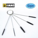 [MIG AMMO] CGEXPOAB120 5 pcs Airbrush Cleaning Brush Set