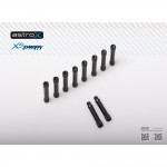 AstroX X5 JohnnyFPV/J5 ���� 8 2 32mm Standoff sets (10pcs) Black (Basic) (���ĵ������Ʈ. ���� 2���� ��� �ٸ�)