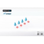 AstroX X5 JohnnyFPV/J5 ���� Alu 6061 Special M3 Standoff Silicone rings Kits (FC��. ����� 9mm)