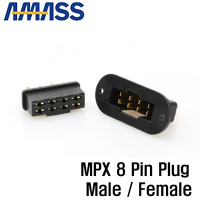 [�˾���ũ] AM-MPX8P AMASS 8Pin MPX Male + Female Connector (2 Sets, 4pcs) - ��Ƽ Ŀ����