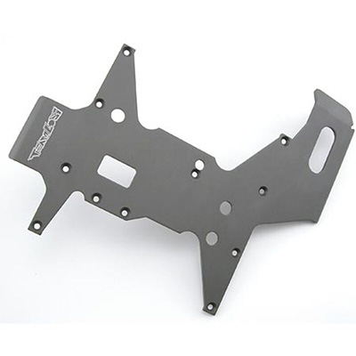 �˾���ũ LOSB2261 [TEAM LOSI] HD CHASSIS SKID PLATE, HARD ANOD - LST/LST2 �ɼ�