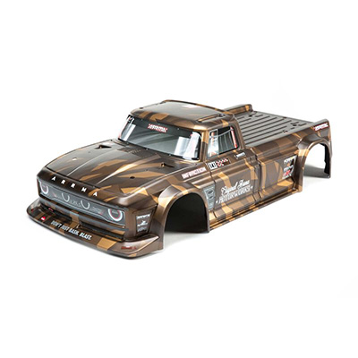 [�˾���ũ] ARA410002 [ARRMA] INFRACTION 6S BLX PAINTED DECALED TRIMMED BODY (MATTE BRONZE CAMO) �����ٵ�