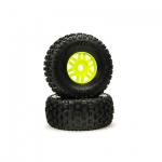 [ARRMA] DBOOTS FORTRESS TIRE SET GLUED (GREEN) (2PCS)