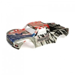 [ARRMA] MOJAVE 6S BLX PAINTED DECALLED TRIMMED BODY (SILVER/RED)