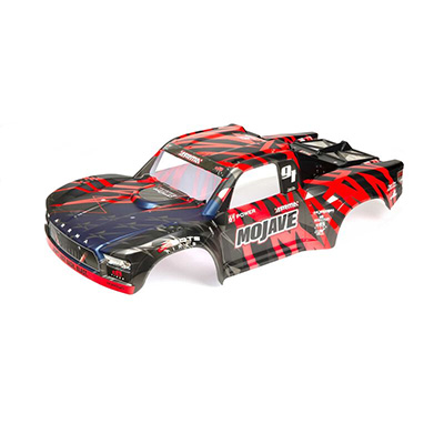 �˾���ũ ARA411004 [ARRMA] MOJAVE 6S BLX PAINTED DECALLED TRIMMED BODY (BLACK/RED)