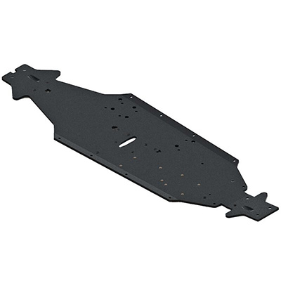 �˾���ũ ARAC3738 [ARRMA] AR320444 Chassis LWB Aluminum Black Talion