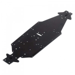 [ARRMA] AR320197 Chassis Aluminum LWB Silver/Blue Kraton