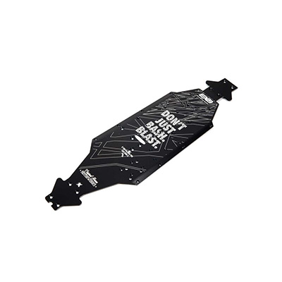 [˾ũ] ARA320571 [ARRMA] ALUMINUM CHASSIS CNC 7075 T6 LWB (BLACK) (1PC)