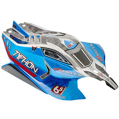 [�˾���ũ] ARAC3323 [ARRMA] AR406118 Body Blue Painted W/Decals Typhon 6S BLX