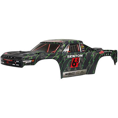 [˾ũ] ARAC3409 [ARRMA] AR406144 SENTON 6S BLX Painted Body Black/Green
