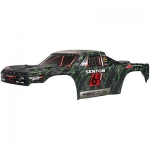 [ARRMA] AR406144 SENTON 6S BLX Painted Body Black/Green