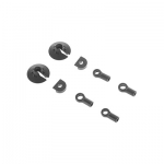 [ARRMA] AR330338 Shock Rod End Set Nero (2)