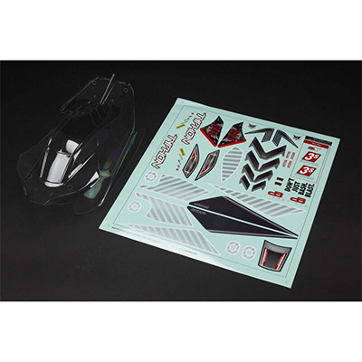 [�˾���ũ] ARA402270 [ARRMA] AR402270 Typhon 4x4 Clear Body with Decals