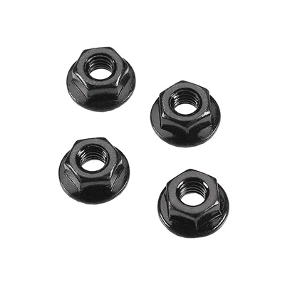 �˾���ũ ARAC9750 [ARRMA] AR708003 Serrated Flange Wheel Nut 4mm (4)