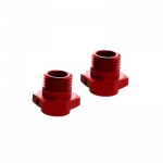 [ARRMA] AR310484 Wheel Hex Alumn 17mm/16.5mm Red (2)