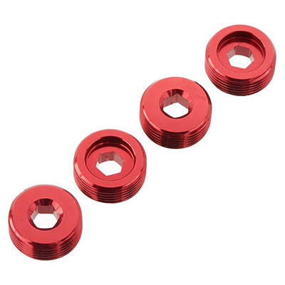 [˾ũ] ARAC9920 [ARRMA] AR330196 Nut Front Hub Aluminum Red (4)